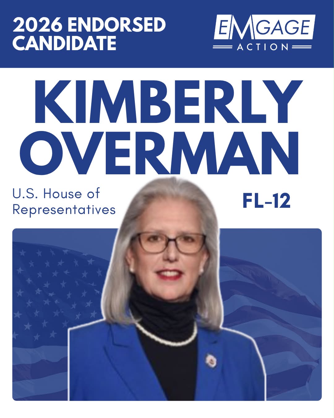 Emgage Action endorses Kimberly Overman for Florida's 12th Congressional District