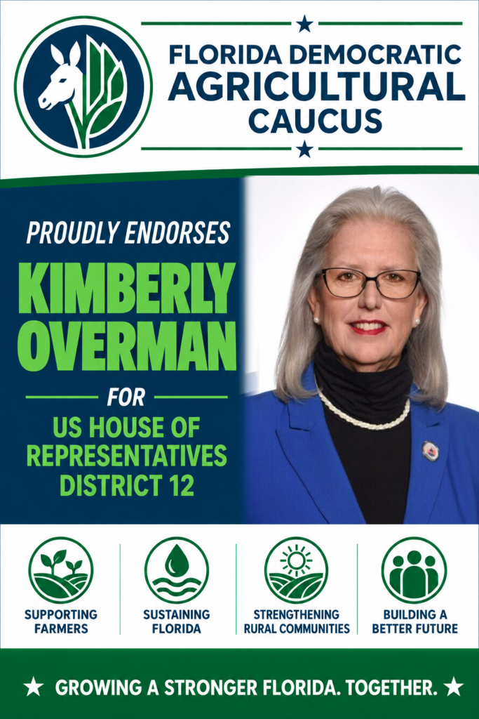 El Grupo Demócrata Agrícola de Florida respalda a Kimberly Overman